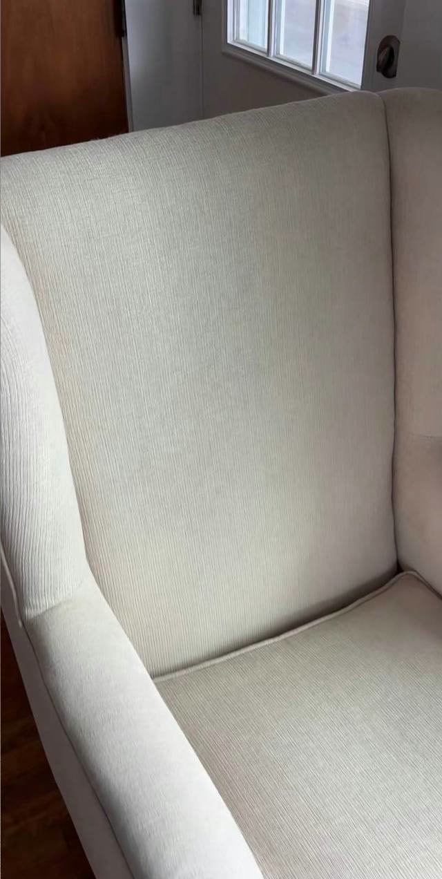 Wingback chair cleaning after cleaning